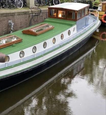 Luxury Historic Boat Amsterdam Hotel Exterior foto